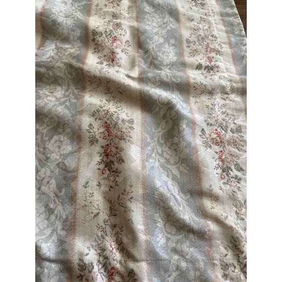 Set of two floral striped pillow shams 23”x28” - Picture 2 of 5